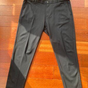 Zara Comfortable collection stretch knit navy blue skinny fit pants